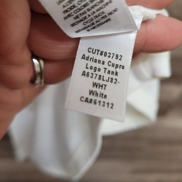 ‎KORAL Adriana Cupro Logo Tank Top in Ivory White - Picture 13 of 14